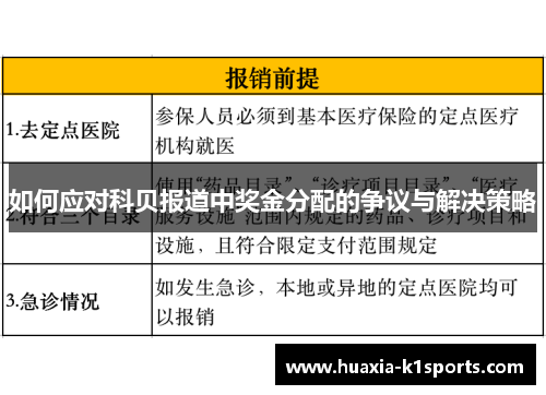 如何应对科贝报道中奖金分配的争议与解决策略