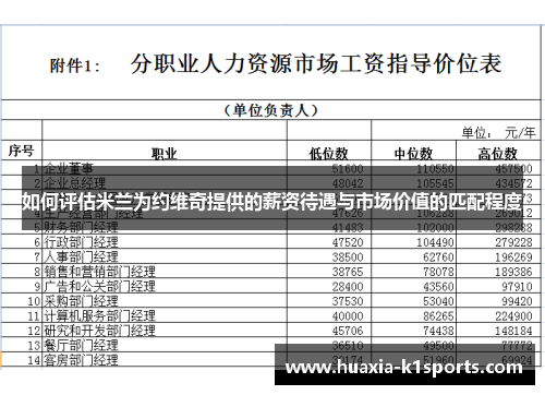 如何评估米兰为约维奇提供的薪资待遇与市场价值的匹配程度